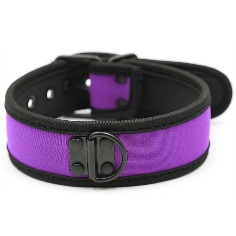 Kinky Puppy Collier néoprène Simply Puppy Violet